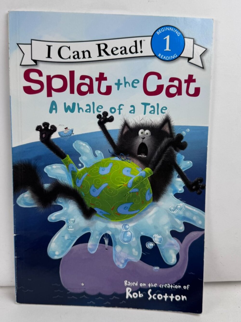 Splat the Cat A Whale of a Tale I Can Read Level 1 Childrens Book Rob Scotton